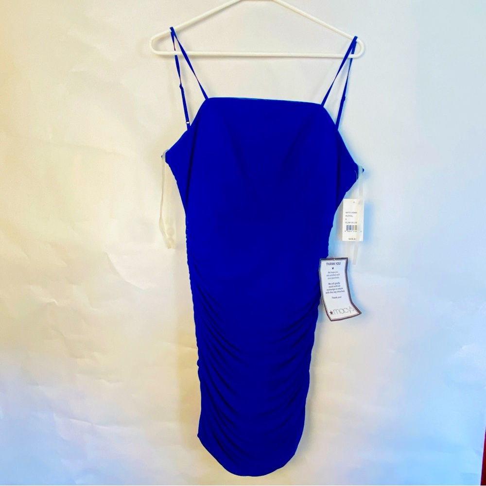 Royal blue Crystal Doll NWT party dress/body con dress